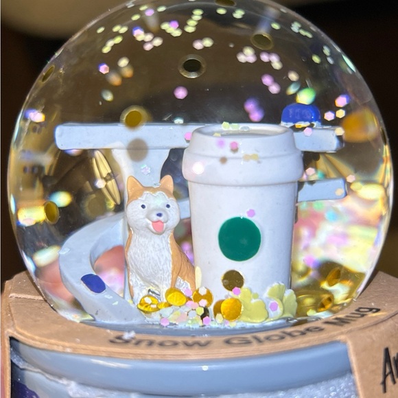 Starbucks Snow Globe MUG NWT Only Sold in Tokyo - Picture 2 of 9